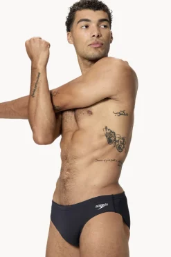 Briefs|Speedo Mens Classic Logo Brief Black