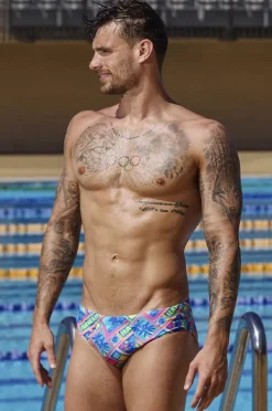 Briefs|Funky Trunks Mens Coco Canel Brief Multi