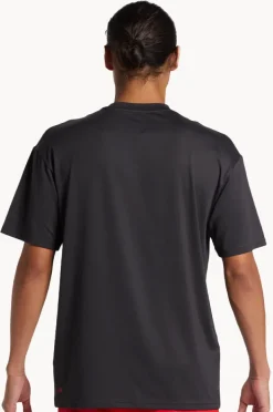 Rashies|Quiksilver Mens DNA Clicker Logo Short Sleeve Suntop Tarmac