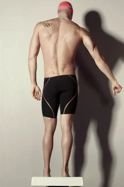 Fastskin Racing Suits|Jammers|Speedo Mens Fastskin LZR Pure Intent Jammer Black/Gold