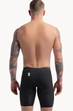 Fastskin Racing Suits|Jammers|Speedo Mens Fastskin LZR Pure Valor 2.0 High Waist Jammer BLACK