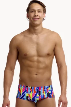 Trunks|Funky Trunks Mens Fault Lines Trunk Multi