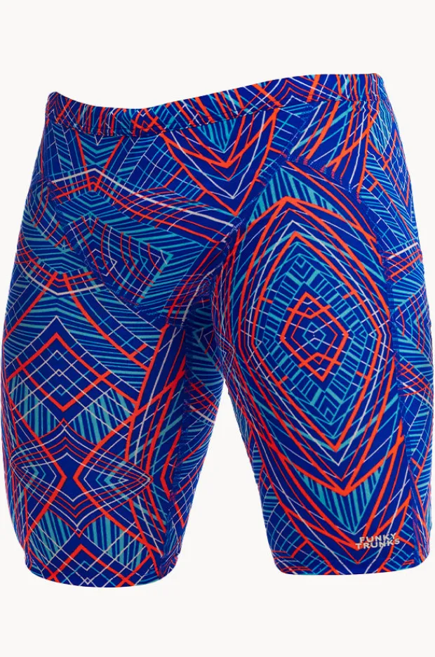 Jammers|Funky Trunks Mens Frequency Jammer Blue/orange