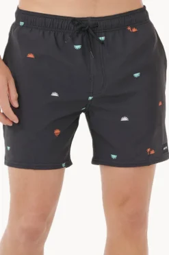 Boardshorts|Rip Curl Mens Fun Times Volley Boardshort Black
