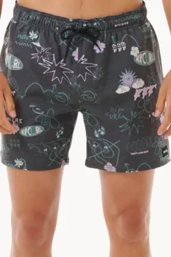 Boardshorts|Rip Curl Mens Fun Times Volley Boardshort Washed black