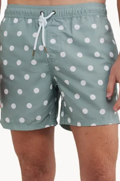 Boardshorts|Ortc Mens Henley Boardshort Sage