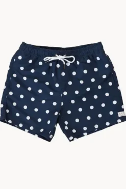 Boardshorts|Ortc Mens Henley Boardshort Navy/white