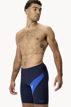 Jammers|Speedo Mens Hyperboom Logo Jammer Peacoat