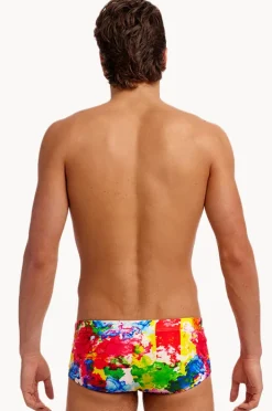 Trunks|Funky Trunks Mens Ink Jet Trunk Multi