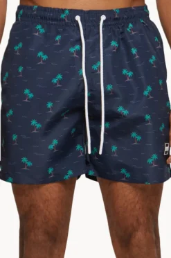 Boardshorts|Urban Classics Mens Island Swim Short Navy