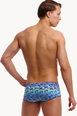 Trunks|Funky Trunks Mens Jack Stack Trunk Blue