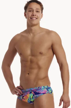 Briefs|Funky Trunks Mens Leaving Today Brief Navy/multi