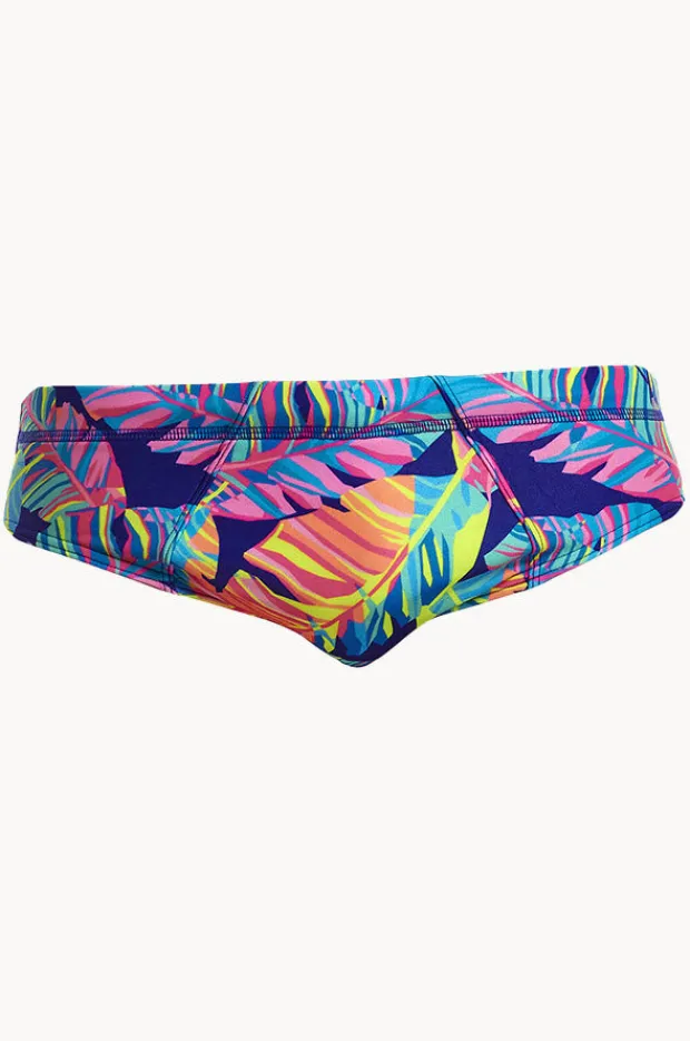 Briefs|Funky Trunks Mens Leaving Today Brief Navy/multi