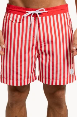 Boardshorts|Coast Mens Marseille Boardshort Red