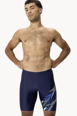 Jammers|Speedo Mens Medley Logo Jammer Peacoat