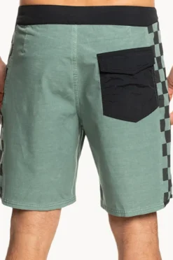 Boardshorts|Quiksilver Mens Original Arch Hempstretch 18" Boardshort Green