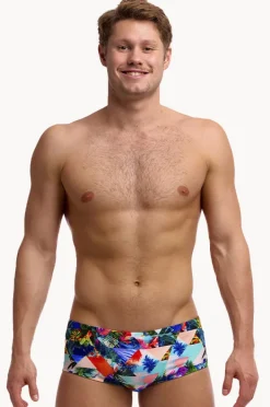 Trunks|Funky Trunks Mens Palm Prism Trunk Multi