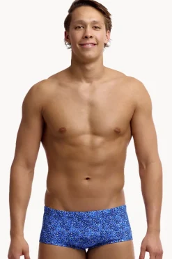 Trunks|Funky Trunks Mens Pebble Beach Trunk Blue