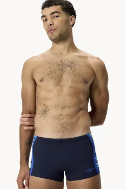 Trunks|Speedo Mens Print Spliced Aquashort