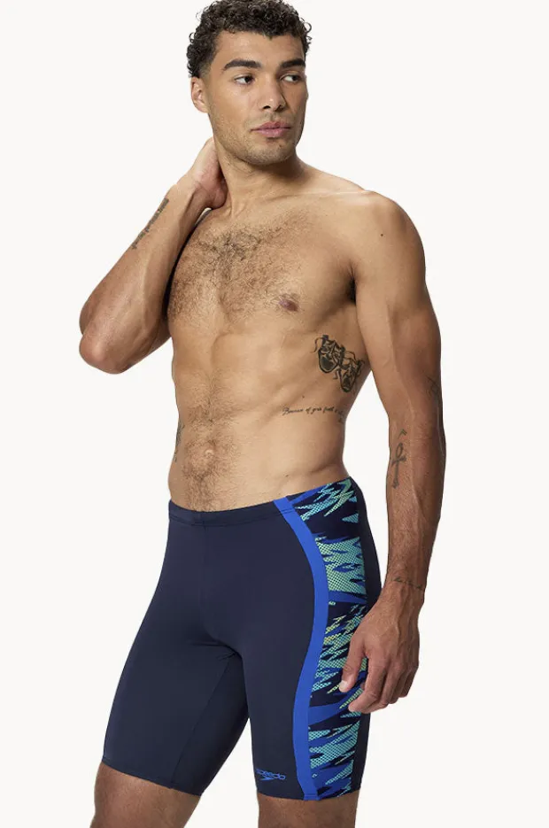 Jammers|Speedo Mens Print Spliced Jammer