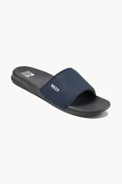 Footwear|Reef Mens One Slide Navy/Grey