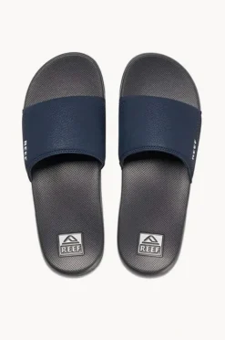 Footwear|Reef Mens One Slide Navy/Grey