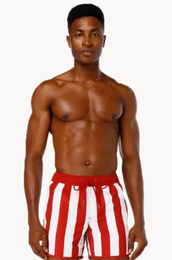 Boardshorts|Coast Mens San Diego Boardshort Red/White