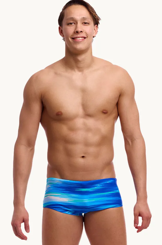 Trunks|Funky Trunks Mens Sea Breeze Trunk Blue