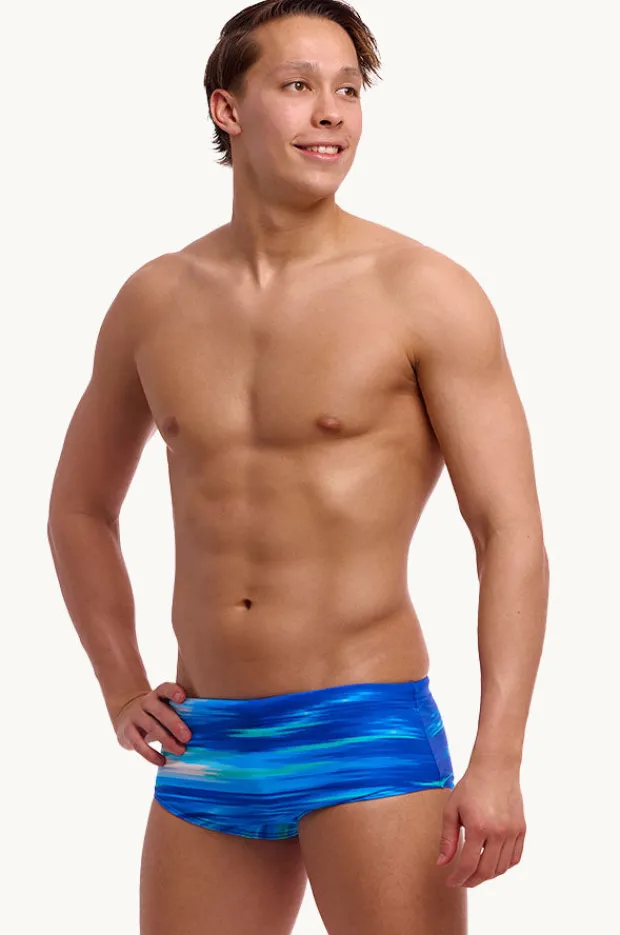 Trunks|Funky Trunks Mens Sea Breeze Trunk Blue