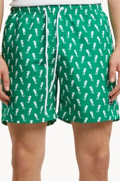 Boardshorts|Urban Classics Mens Seahorse Swim Short Bright green