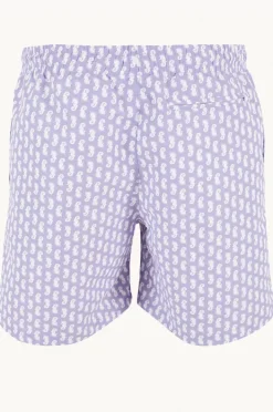 Boardshorts|Urban Classics Mens Seahorse Swim Short Lilac