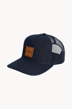 Headwear|Billabong Mens Stacked Trucker Cap Midnight