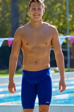 Jammers|Funky Trunks Mens Storm At Sea Jammer Blue/orange