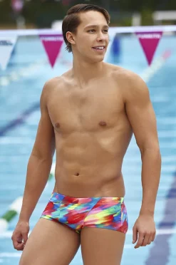 Trunks|Funky Trunks Mens Stroked Trunk Multi