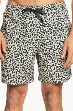 Boardshorts|Quiksilver Mens Surfsilk Mix 17" Volley Boardshort Black