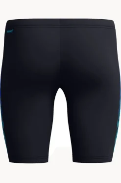 Jammers|Speedo Mens Tech Panel Jammer Black/cobalt