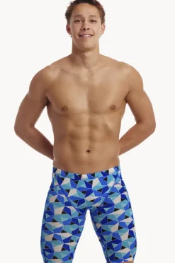 Jammers|Funky Trunks Mens Tetra Tonic Jammer Blue
