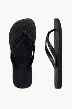 Footwear|Havaianas Mens Top Classic Thong Black