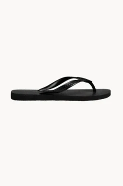 Footwear|Havaianas Mens Top Classic Thong Black
