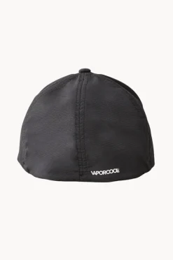 Headwear|Rip Curl Mens Vaporcool Phaser Flexfit Cap Black