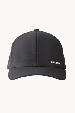 Headwear|Rip Curl Mens Vaporcool Phaser Flexfit Cap Black