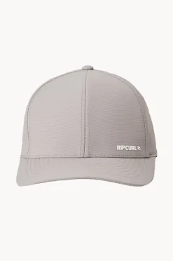 Headwear|Rip Curl Mens Vaporcool Phaser Flexfit Cap Stone