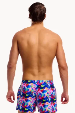 Boardshorts|Funky Trunks Mens Wet Wave Shorty Short Multi