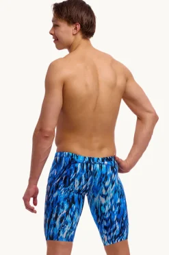 Jammers|Funky Trunks Mens Wing Streak Jammer Blue