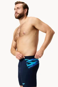 Boardshorts|Speedo Mens Xpress Lite Panel 16" Watershort Navy/blue