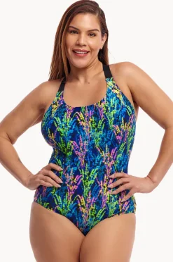 One Pieces|Funkita Midnight Meadow Brace Me Back One Piece Multi