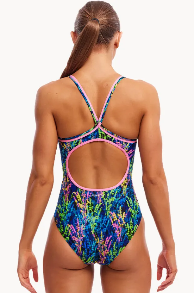 One Pieces|Funkita Midnight Meadow Diamond Back One Piece Multi