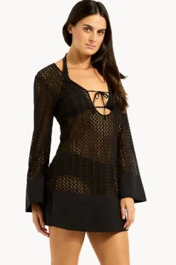 Overswim|Seafolly Mini Cover Up Black