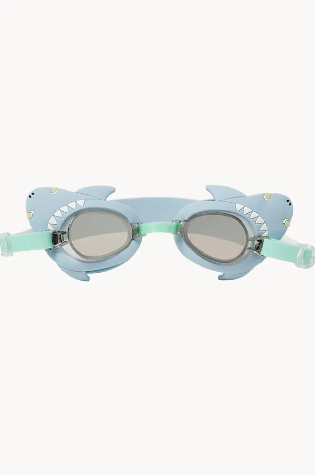 Goggles|Goggles|Sunny Life Mini Salty The Shark Swim Goggle Aqua