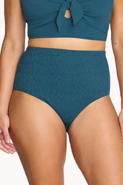 Bottoms|Artesands Minque Renoir High Waist Pant Dark slate